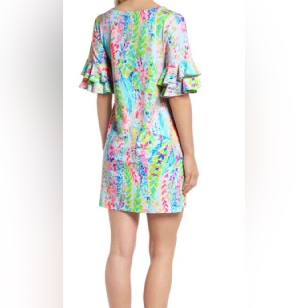Lilly Pulitzer Lula Dress in Multi‎ Catch the Wave print - Picture 2 of 10